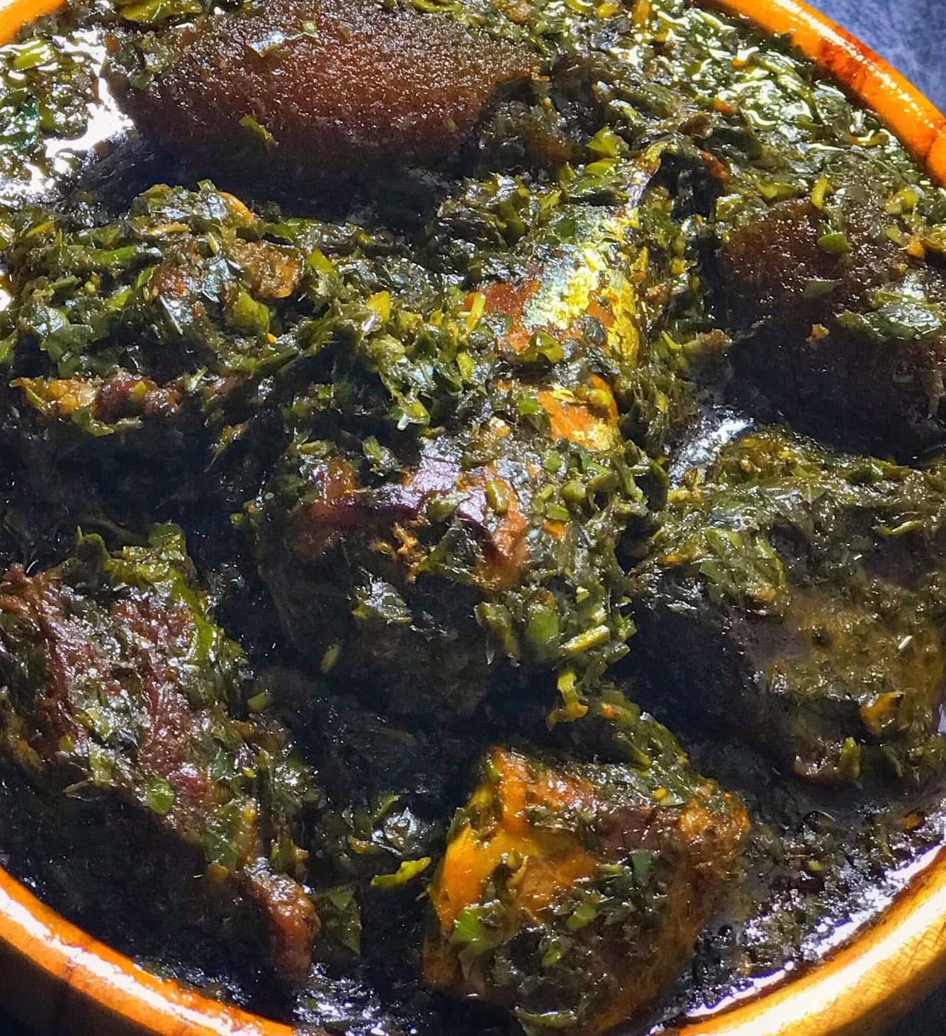 Efere Atama — a traditional Akwa Ibom dish